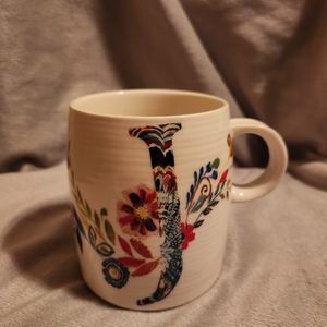 Anthropologie Letter J mug.